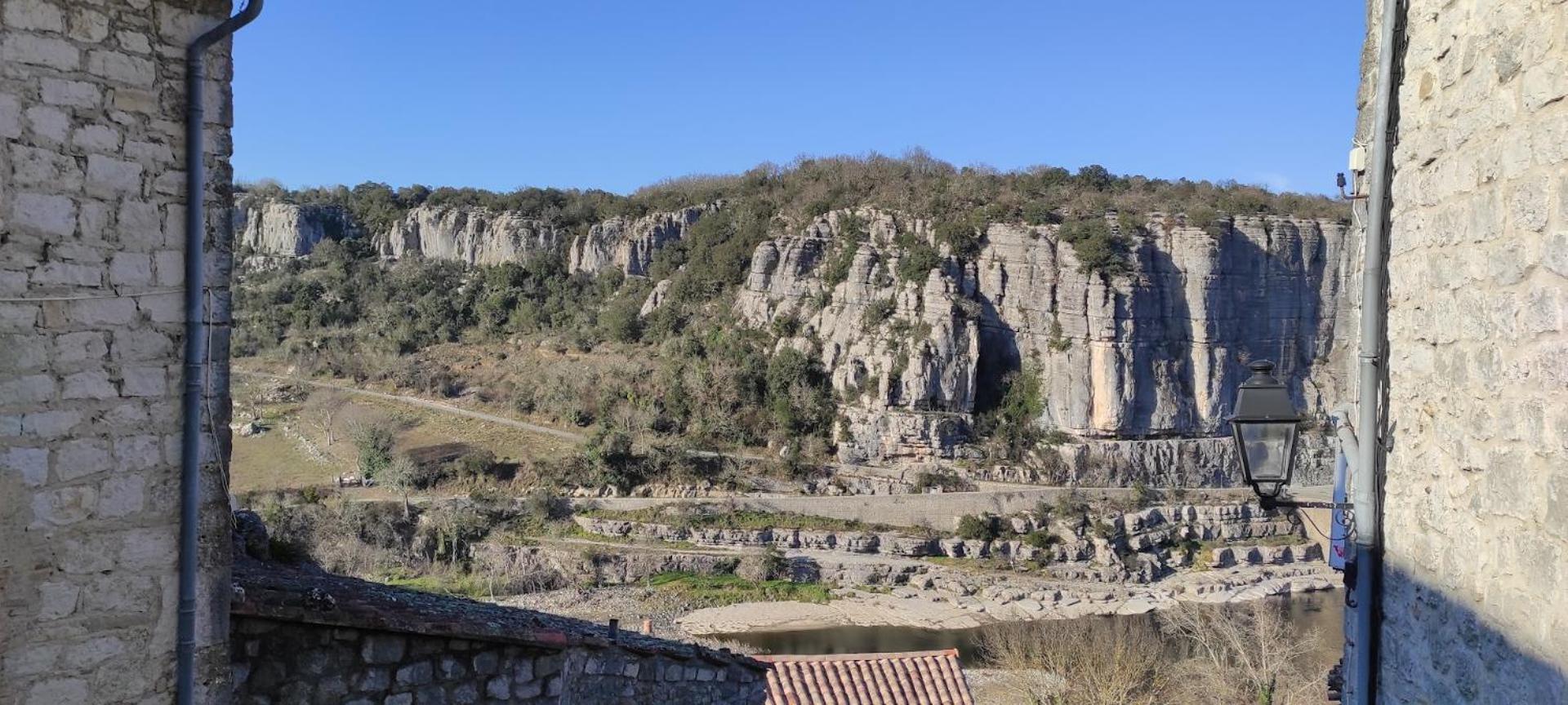 Maison Pierre Et Voute Au Coeur Du Village Balazuc Kültér fotó